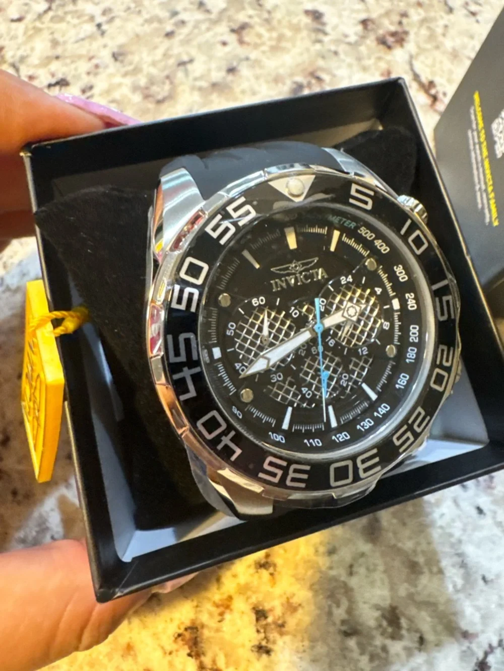 Invicta Speedway SCUBA Typhoon Men's Watch - 50mm, Black (26314)